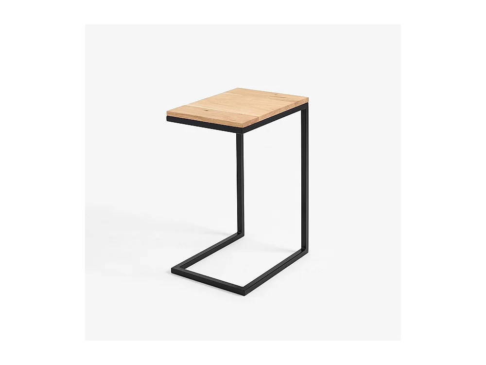 Beistelltisch 40x30x60 cm Schwarz Lupe 30