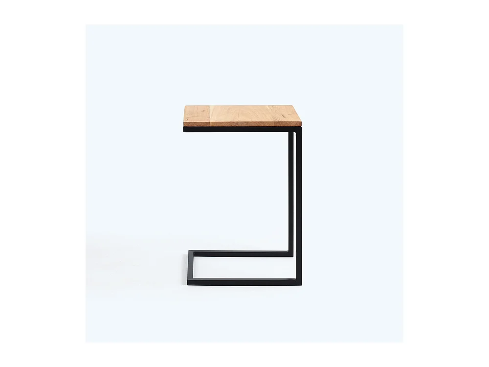 Beistelltisch 40x30x60 cm Schwarz Lupe 30