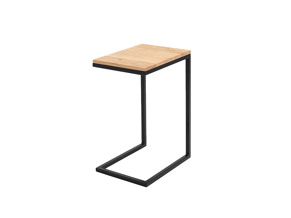 Mesa Lateral 40x30x60 cm Preta Lupe 30