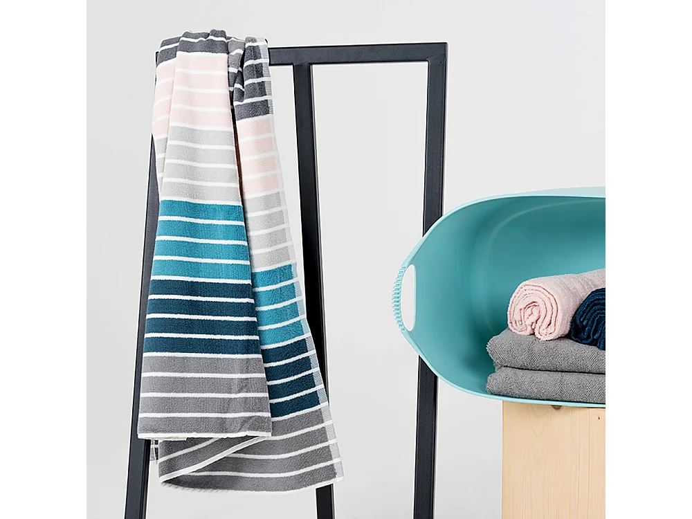 Porte-serviettes 0,4x1x1 m noir KAYA BATH L