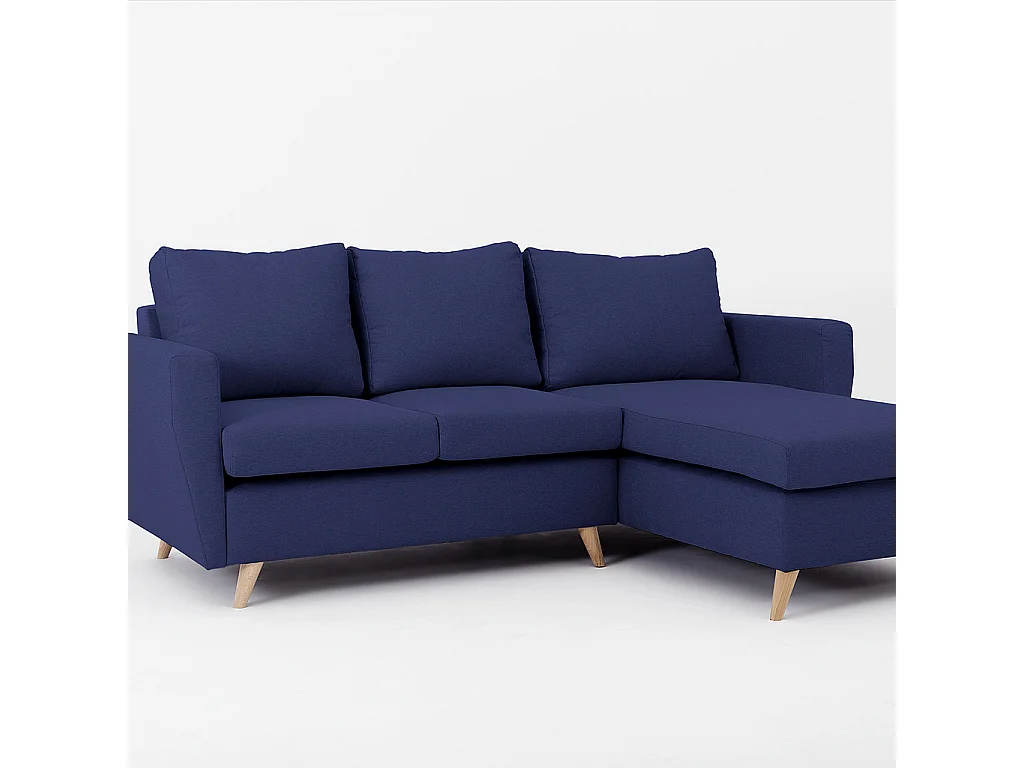 Canapé d'angle 90x189x86 cm encre LOVER R