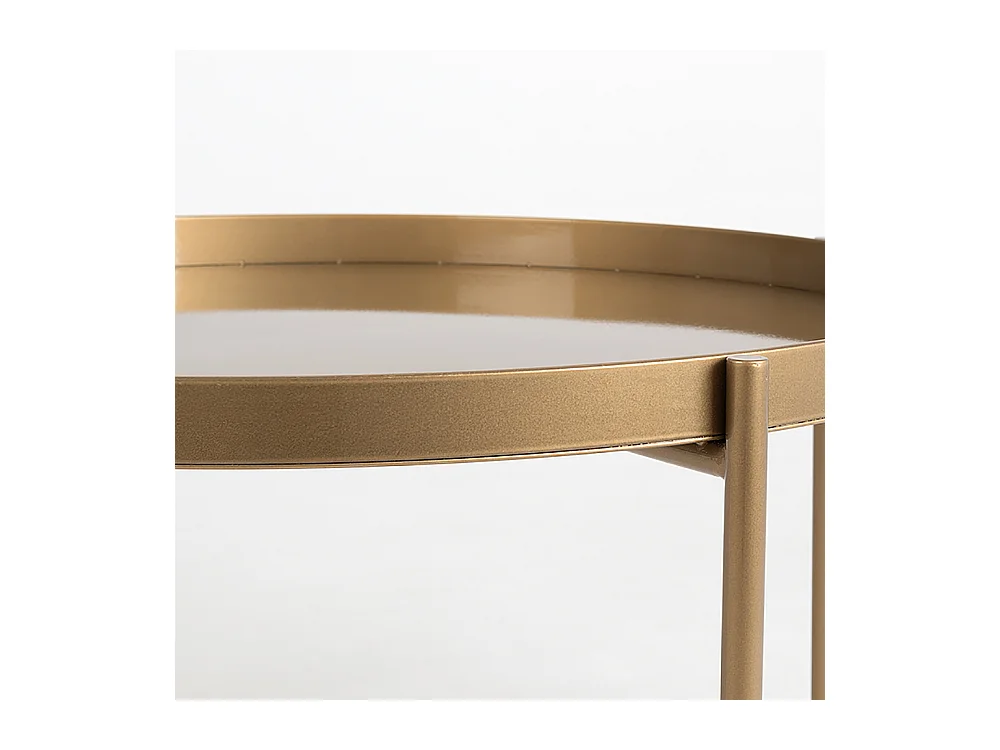 Table basse dorée Hanna métal 40-1F