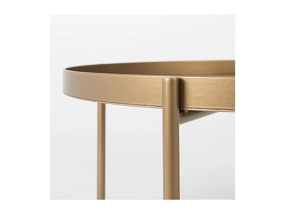 Table basse dorée Hanna métal 40-1F