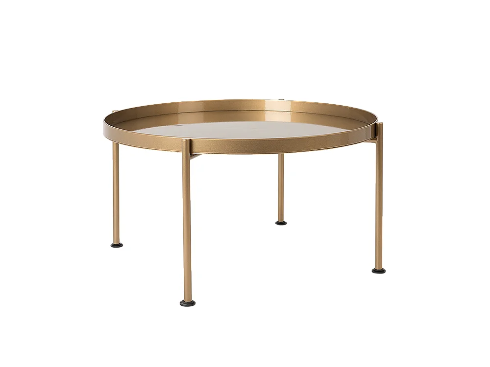 Couchtisch Gold Hanna Metall 40-1F