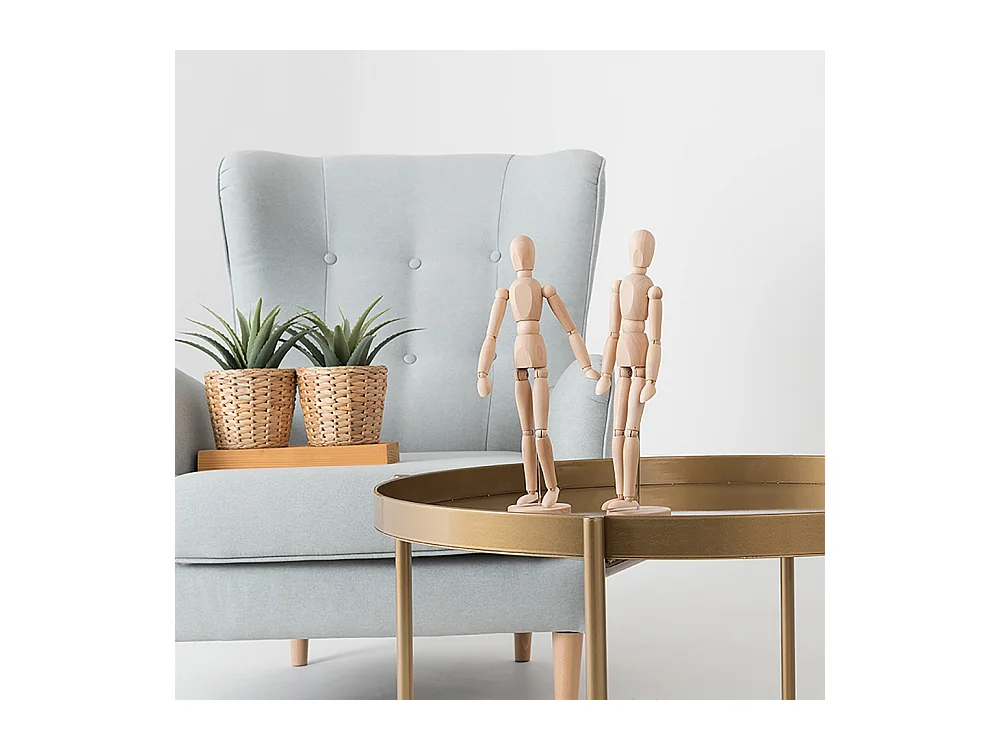 Couchtisch Gold Hanna Metall 40-1F