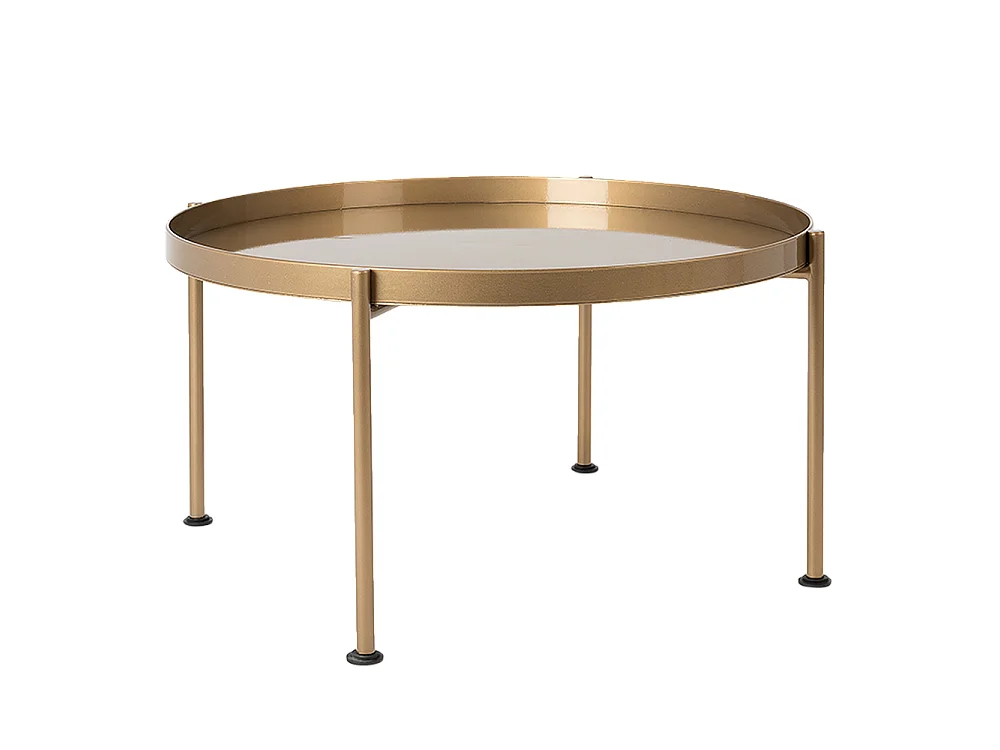 Mesa de centro dorada Hanna metal 40-1F