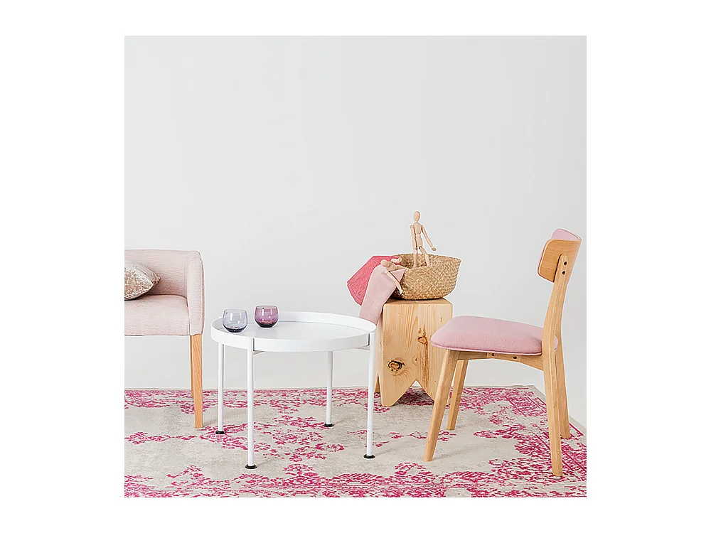 Couchtisch weiß Hanna Metall 40-1f