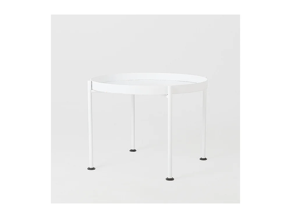 Couchtisch weiß Hanna Metall 40-1f