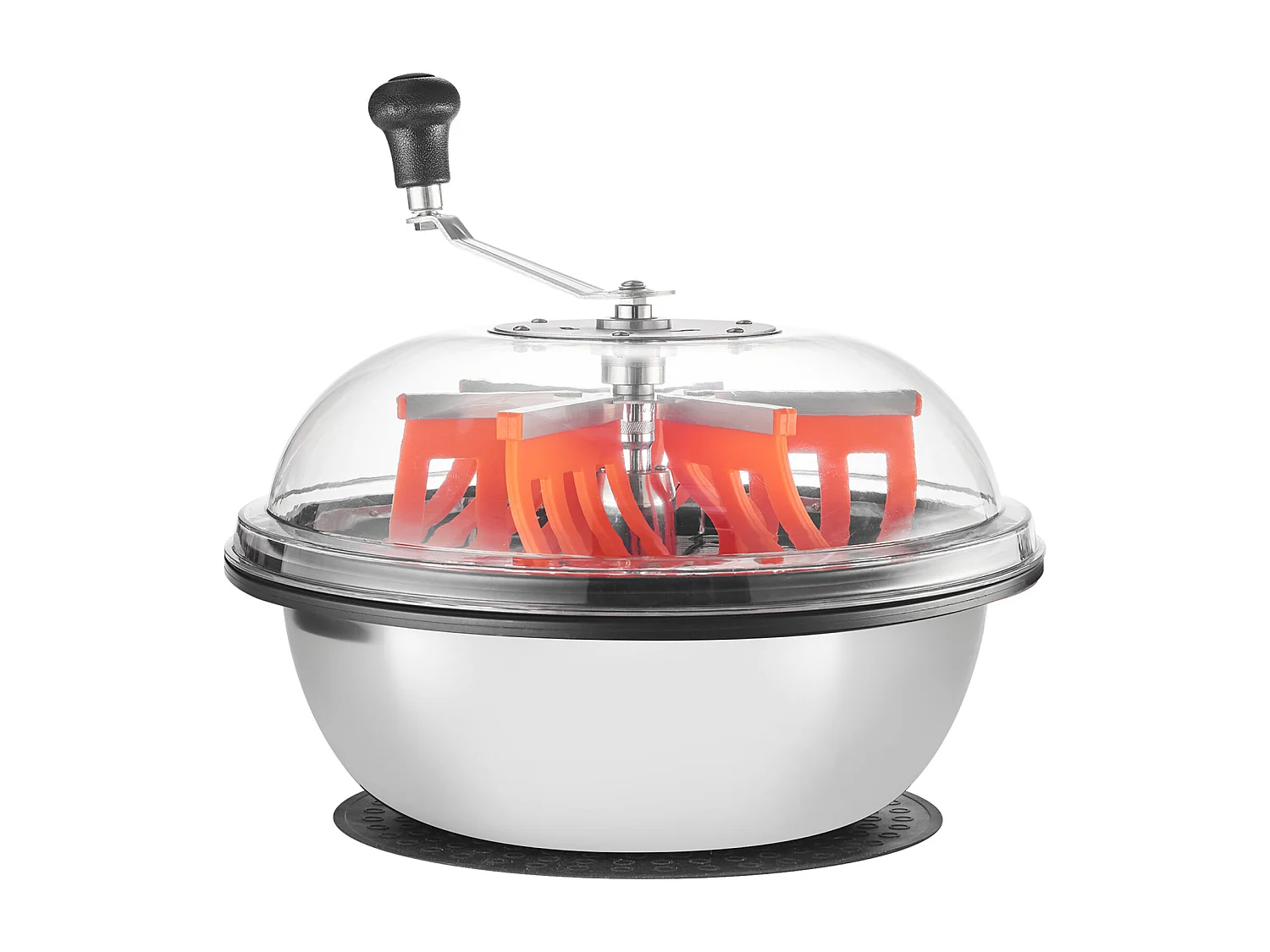 Effeuilleuse Manuelle SucceBuy 42 cm Coupe-bourgeons Lame en Acier Inoxydable, Bol à Découpe Hydroponique Humide et Sèche, Coupe Rotative Torsadée