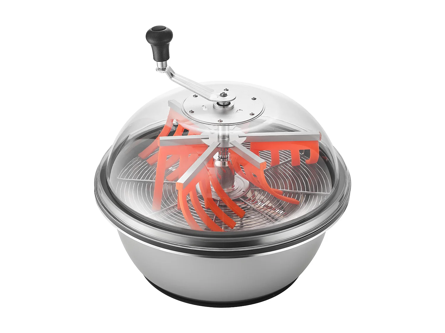 Handmatige Ontblader SucceBuy 49 cm Knoopsnijder Mes van RVS, Snijkom Hydroponisch Nat en Droog, Roterende Gedraaide Snit