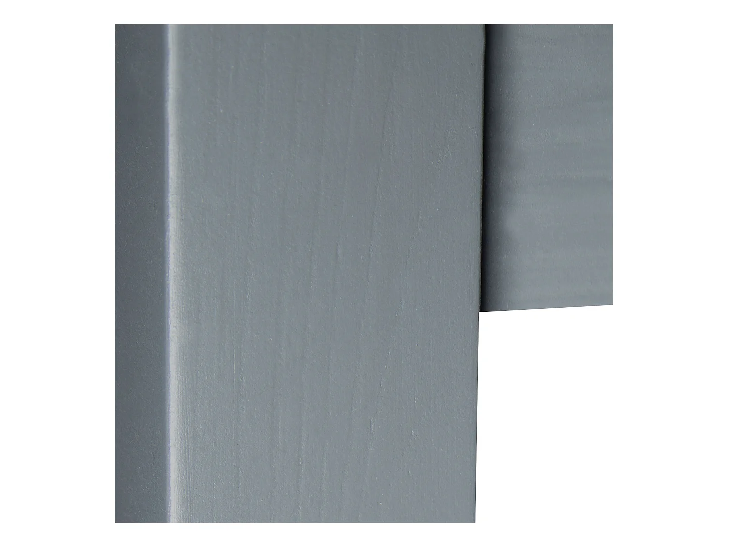 Łóżko rodzinne 270x200 cm, szare, drewniana paleta łóżkowa