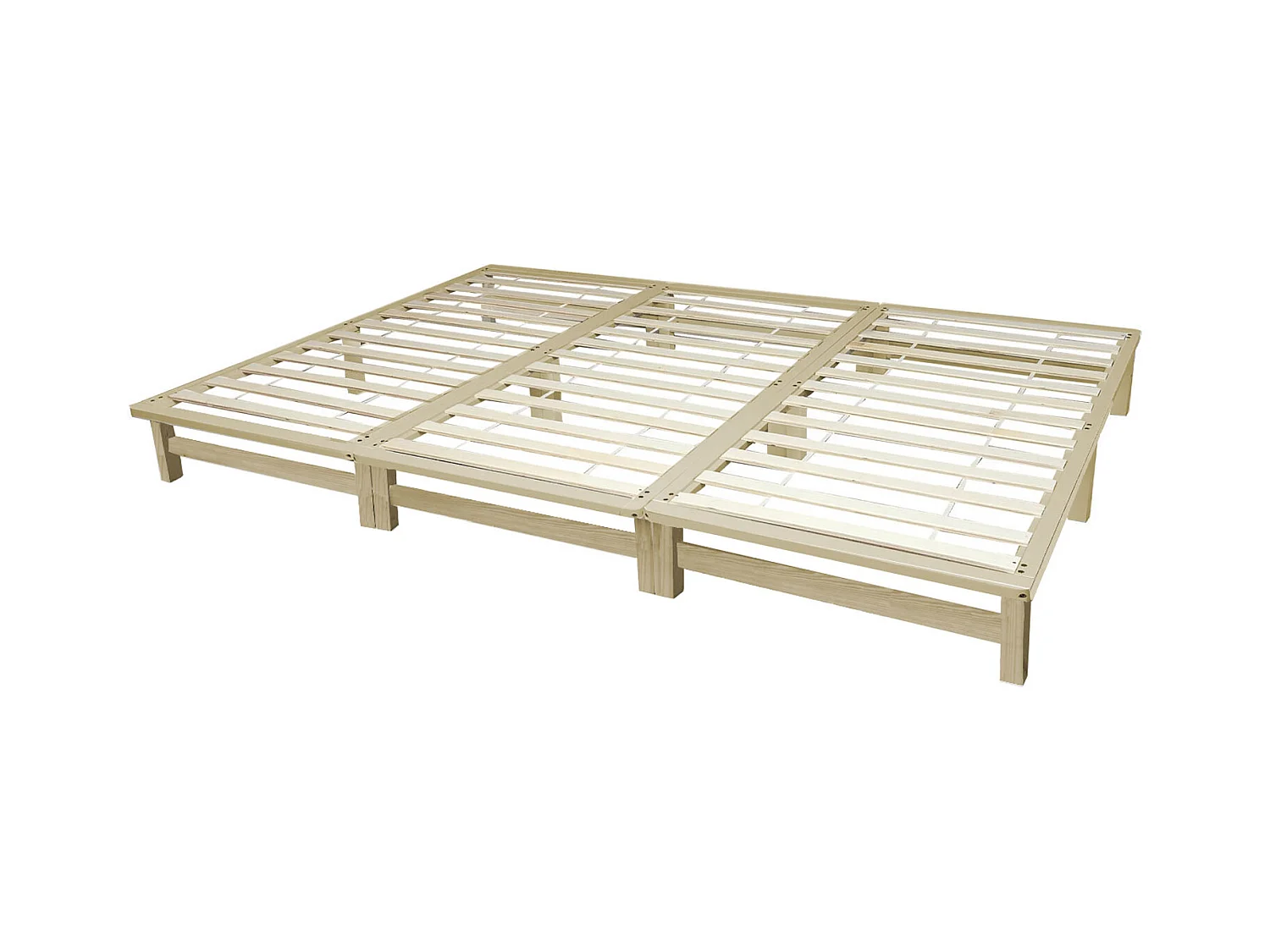 Łóżko 270x200 cm Solidna rama Futon