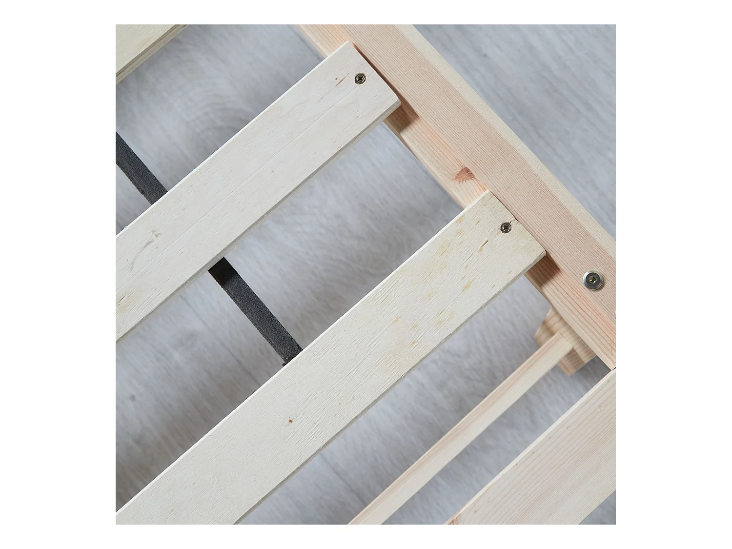 Łóżko 270x200 cm Solidna rama Futon