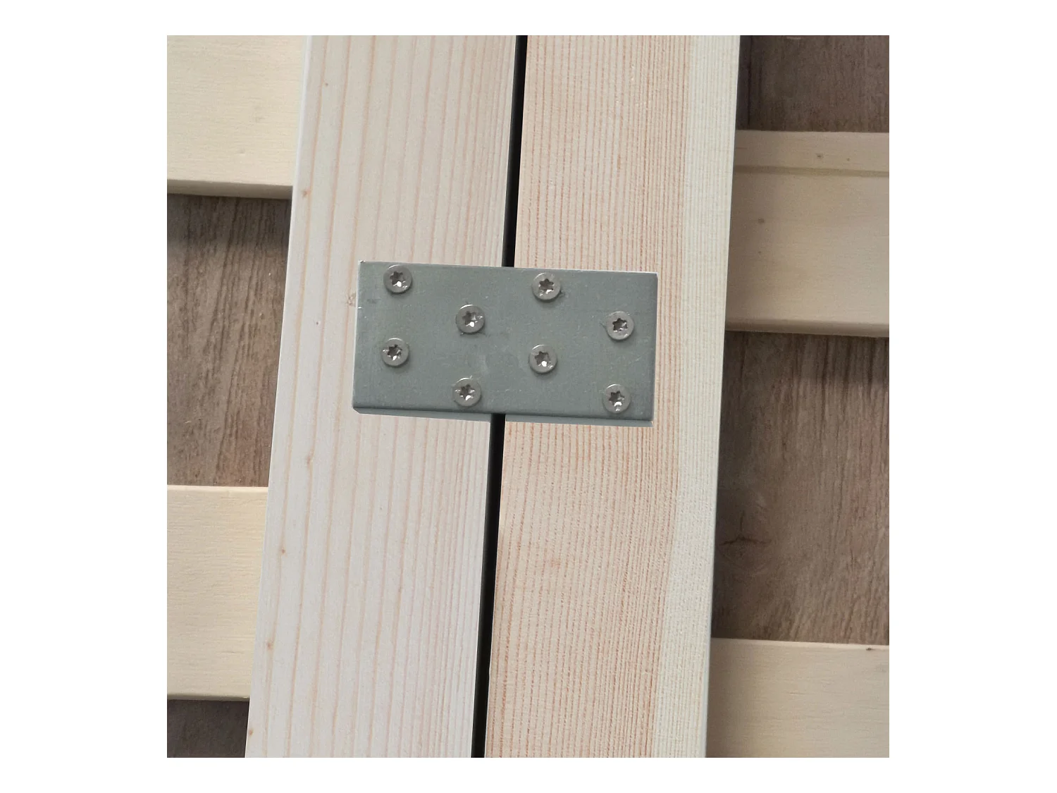 Łóżko 270x200 cm Solidna rama Futon