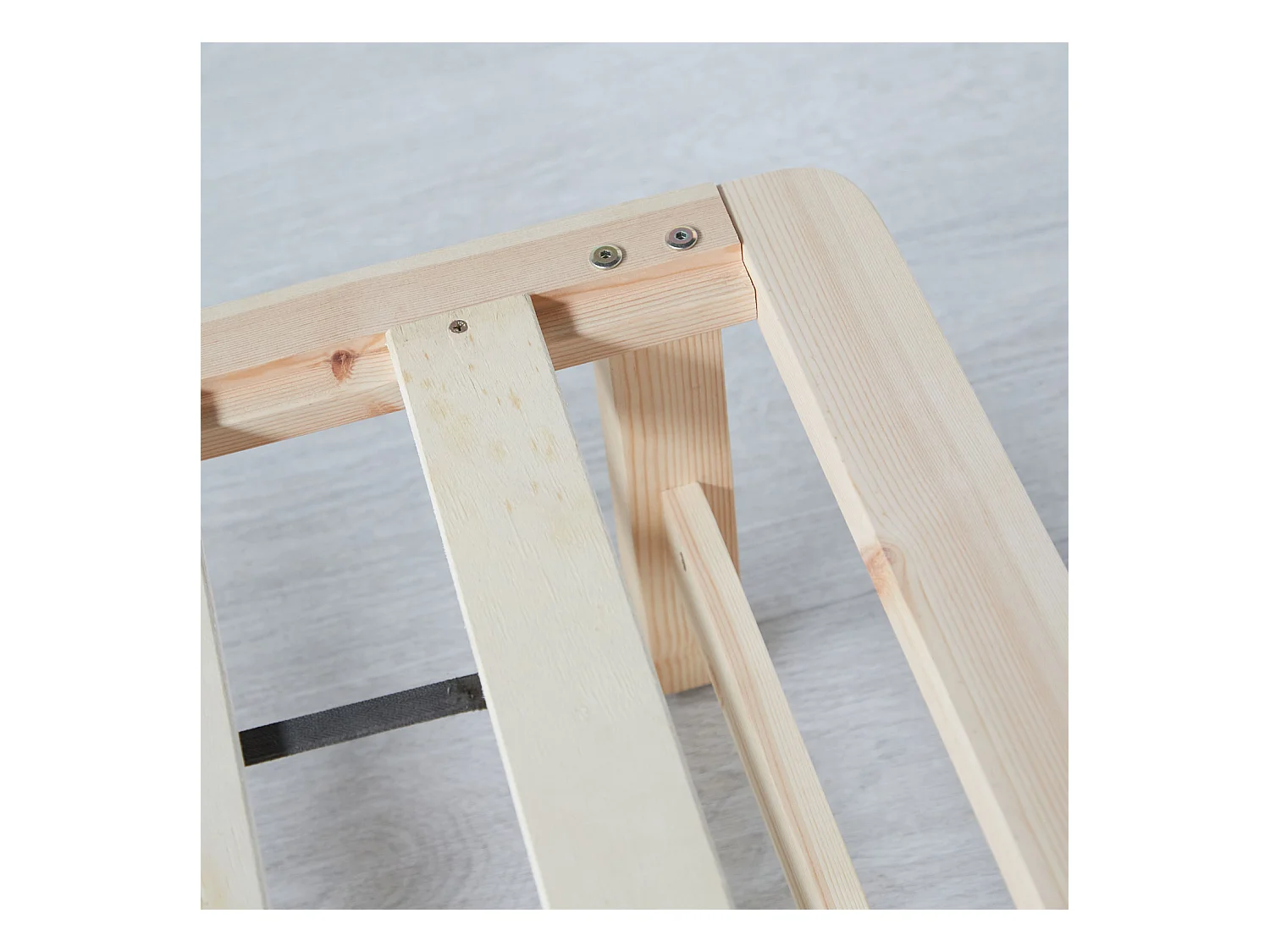 Łóżko 270x200 cm Solidna rama Futon