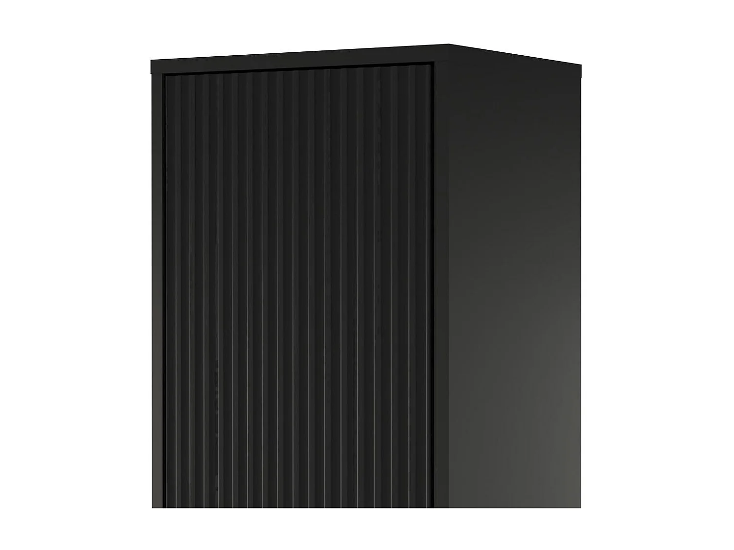 Badezimmerschrank 170x38x33 cm schwarz Anvers