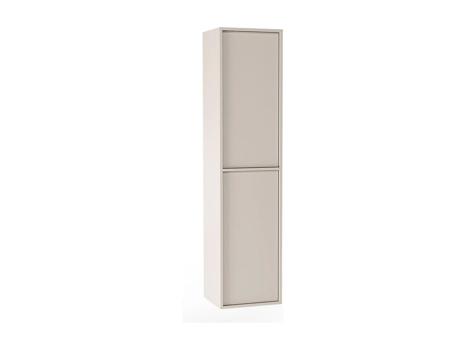 Armoire de salle de bain 38x33x160 cm cachemire Planck