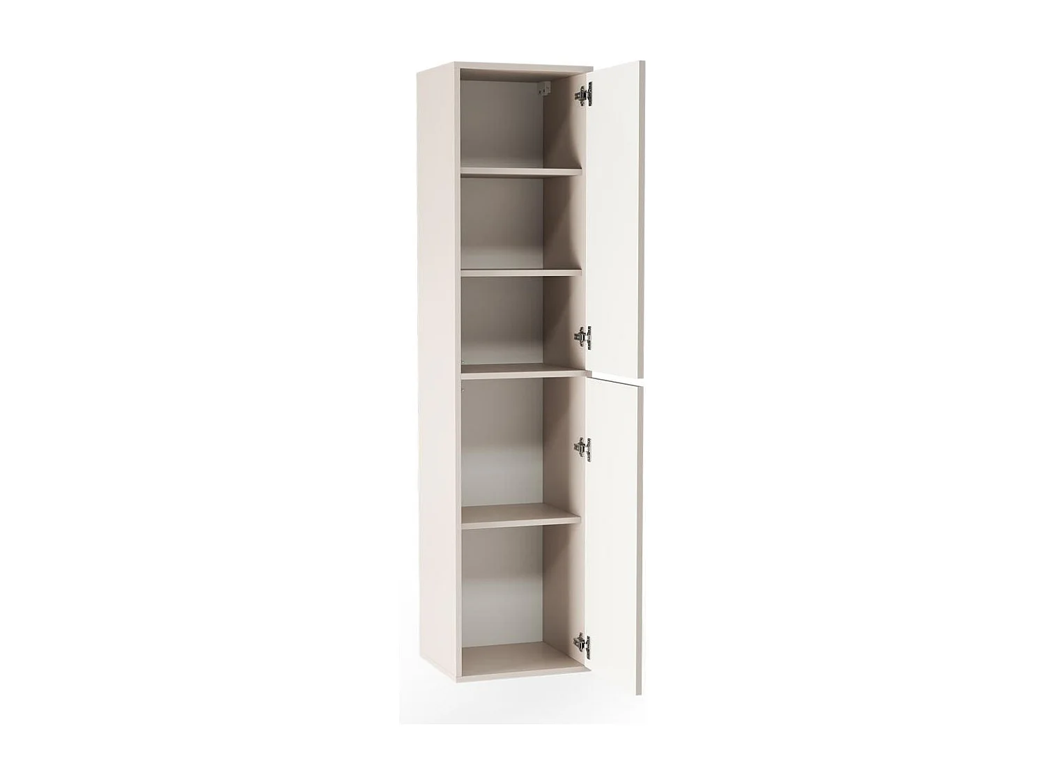 Armoire de salle de bain 38x33x160 cm cachemire Planck