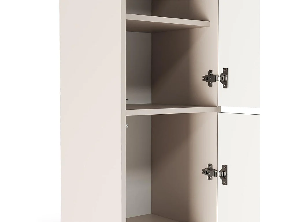 Armoire de salle de bain 38x33x160 cm cachemire Planck