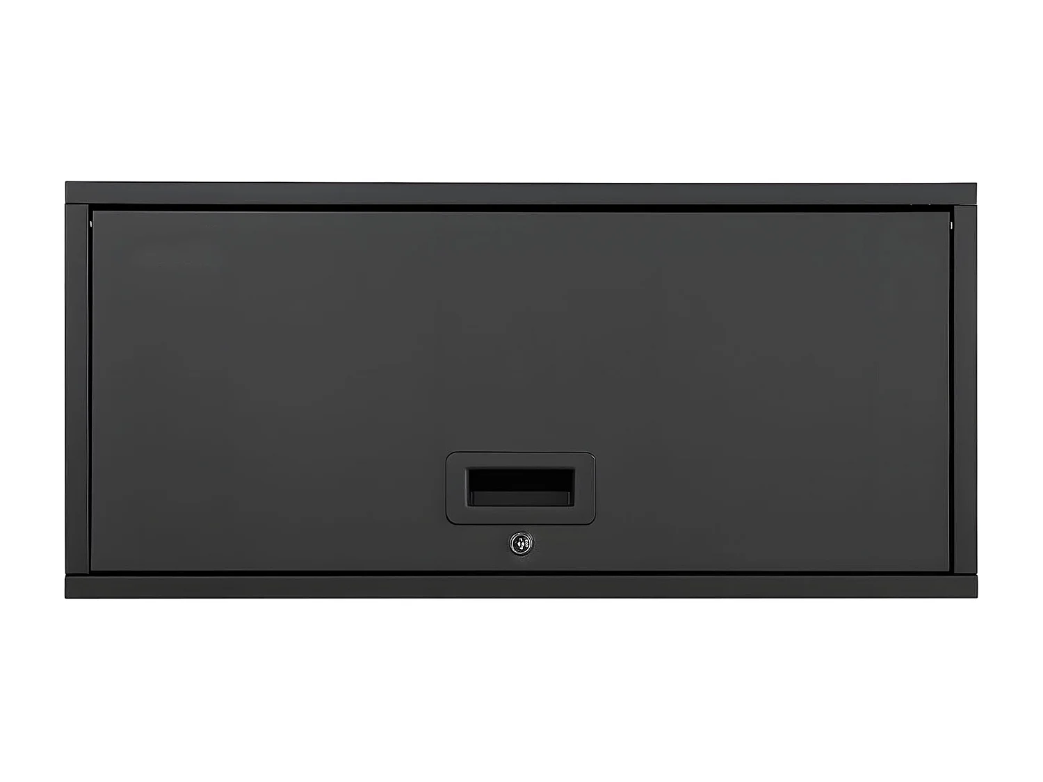 Wandschrank SucceBuy Werkstatt, 77 x 30,5 x 35,6 cm, Werkzeugschrank Garage Hängend Metall, Wandlagerung, mit Klapptür, Tragfähigkeit 54,5 kg