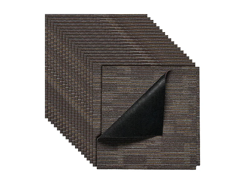 Dalle de Moquette Réutilisable SucceBuy, 61 x 61 cm, Lot de 24, Couverture 8,9 ㎡, Épaisseur 6 mm, à Poils Ras, Revêtement de Sol Doux Modulaire Carré