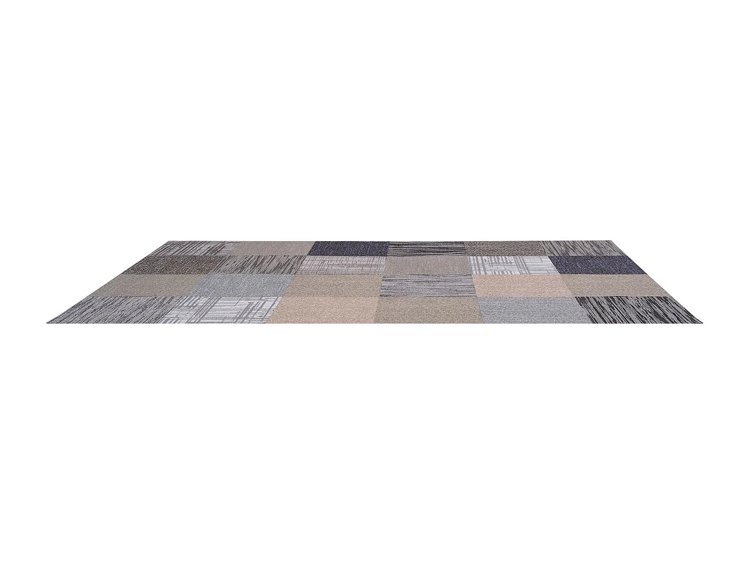 Piastrella di Moquette Riutilizzabile SucceBuy, 50 x 50 cm, Lotto di 24, Copertura 6 ㎡, Spessore 6 mm, Rivestimento del Pavimento Morbido Modulare Quadrato