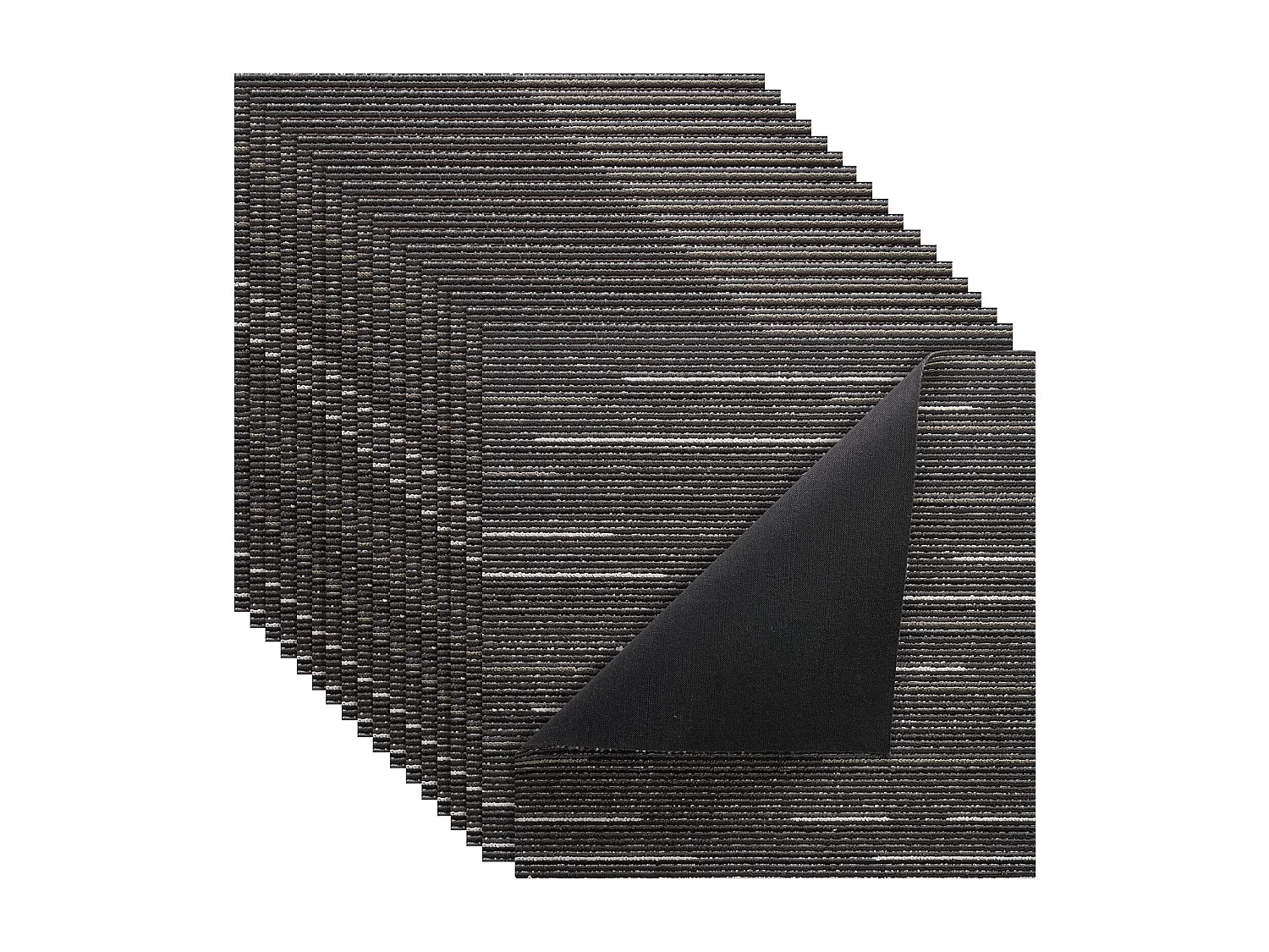 Dalle de Moquette Réutilisable SucceBuy, 61x61 cm, Lot de 24, Couverture 8,9 ㎡, Épaisseur 6 mm, à Poils Ras, Revêtement de Sol Doux Modulaire Carré pour Salon