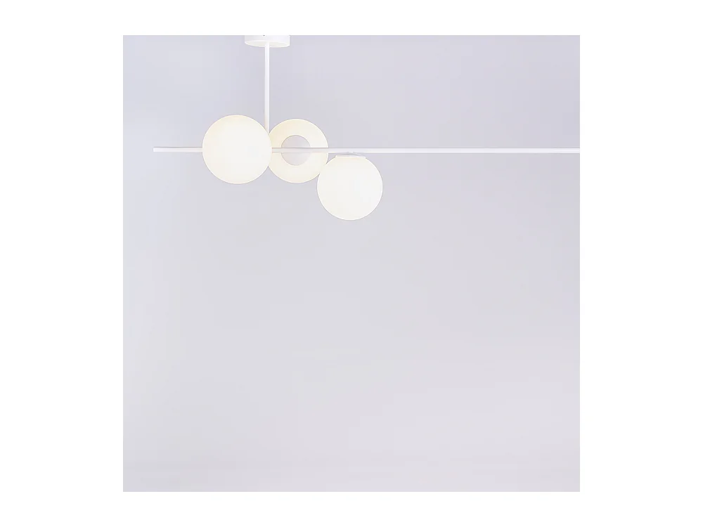 Lâmpada suspensa 0,42x1,5x0,5 m branca Bobler