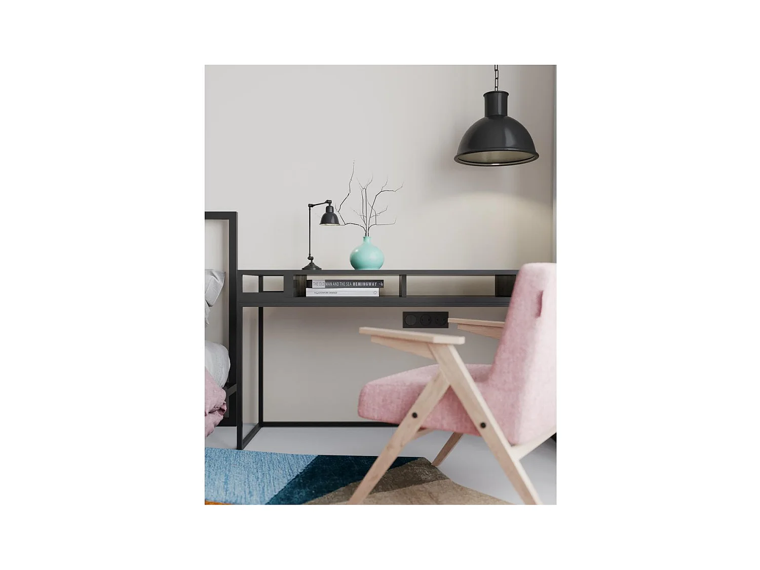 Hanglamp zwart Freja