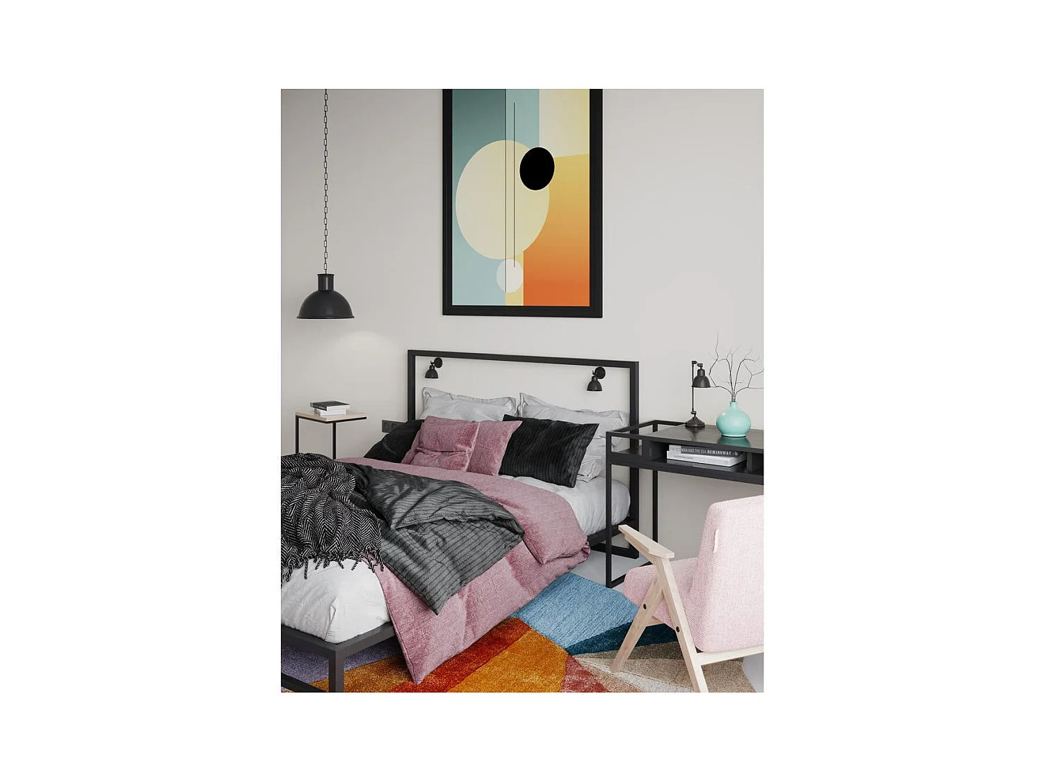 Hanglamp zwart Freja