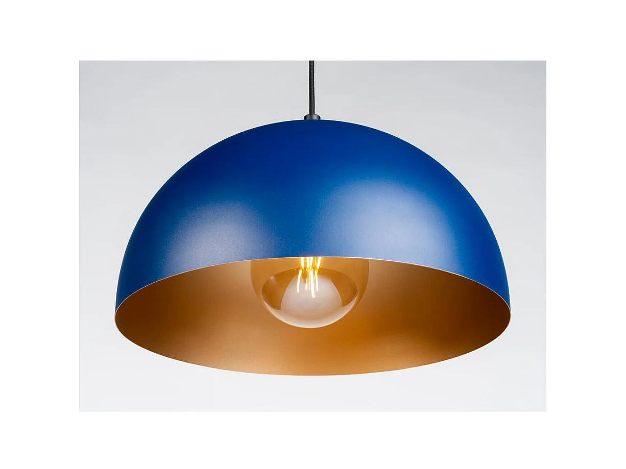 Pendelleuchte blau Lyke