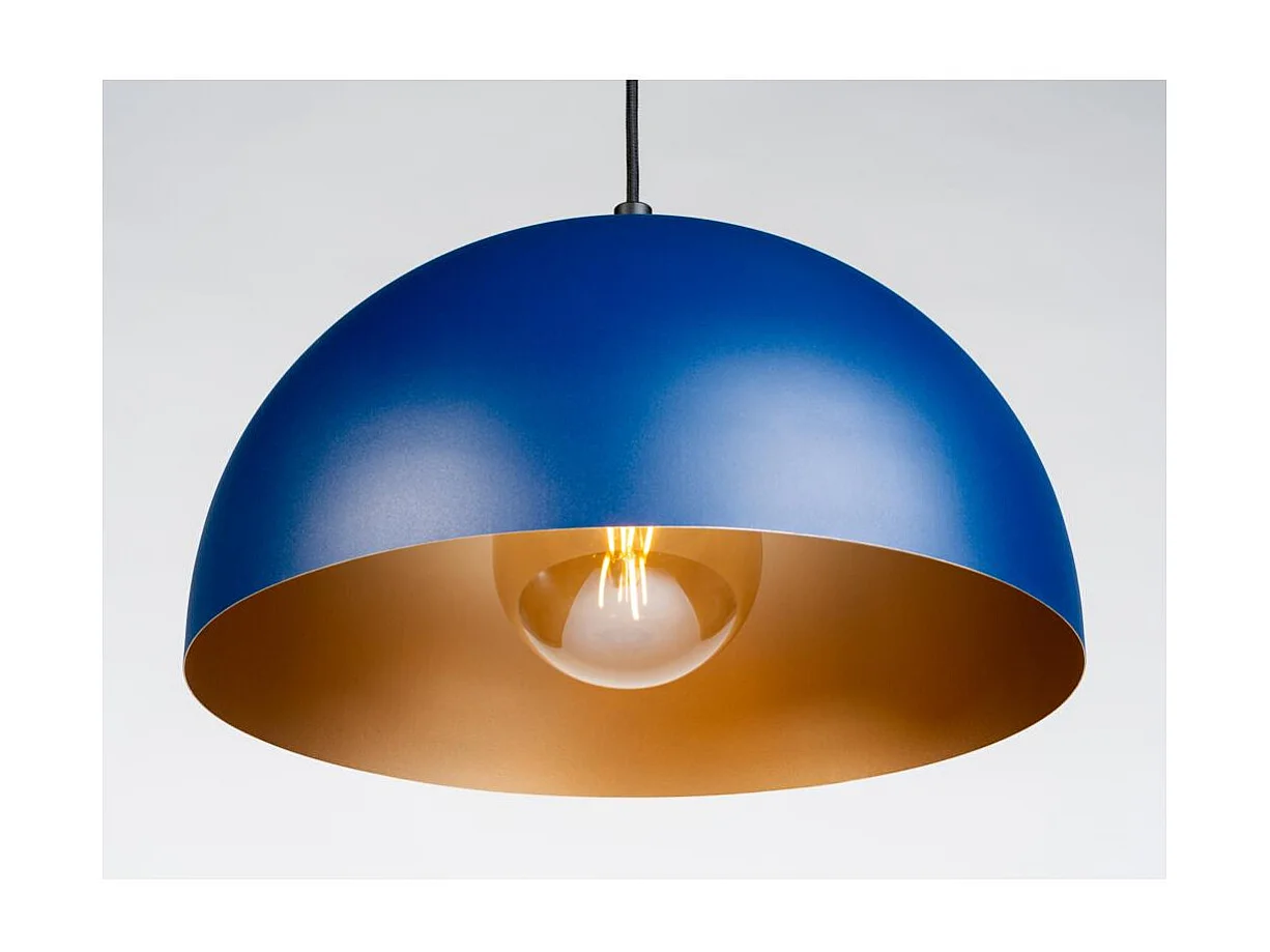 Pendelleuchte blau Lyke