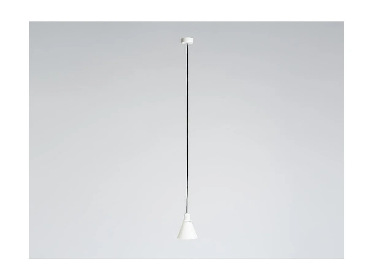 Hängelampe weiß Klar