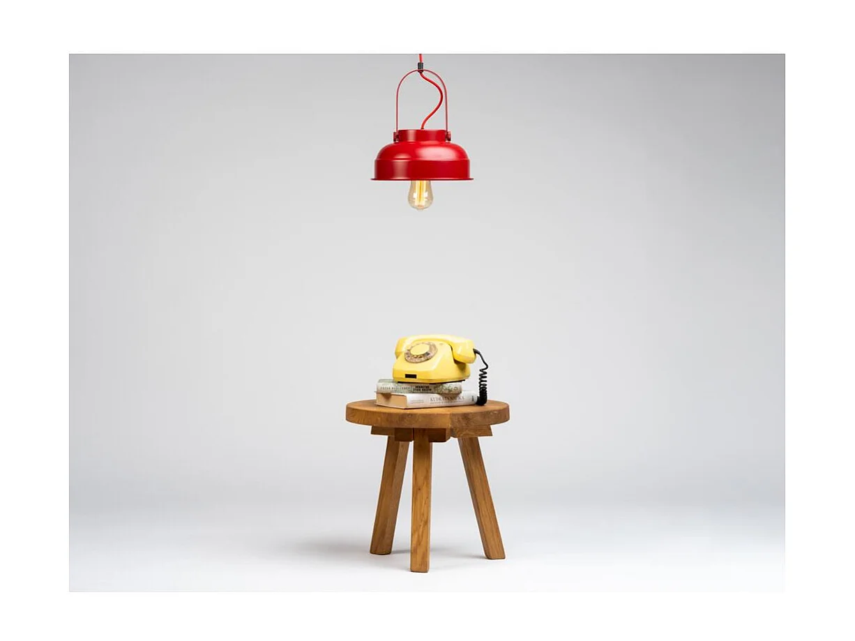 Lámpara colgante roja Skala