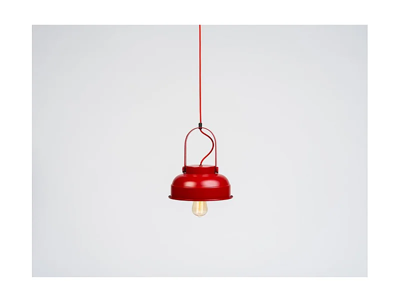 Lampe suspendue rouge Skala