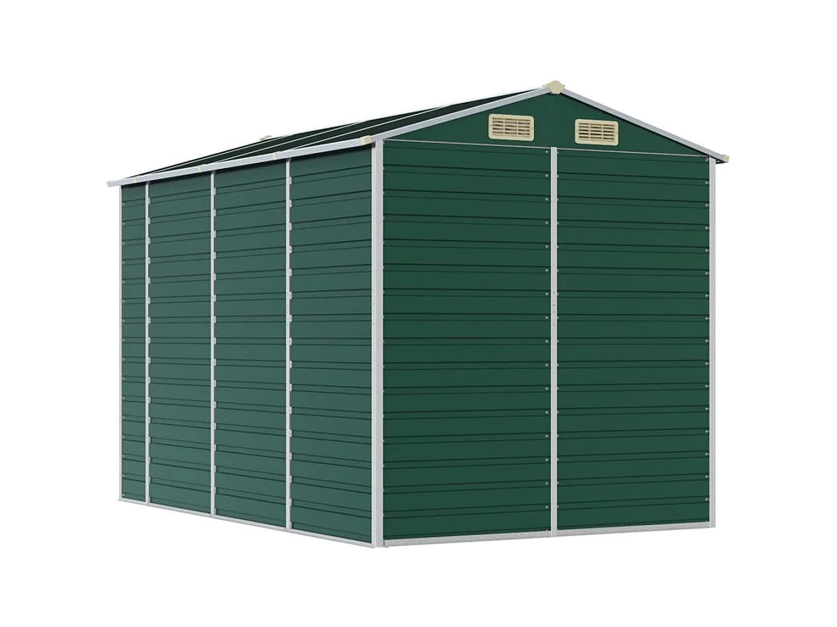 Tampa  Abri de jardin vert 191x300x198 cm acier galvanisé