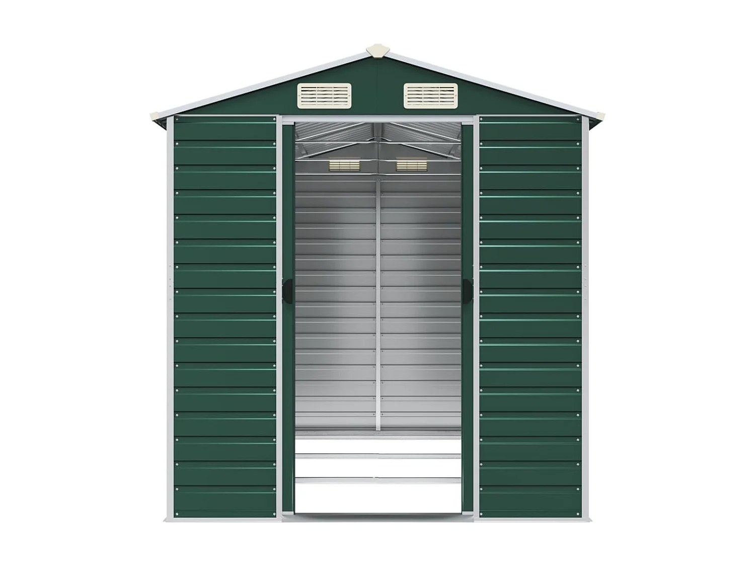 Tampa  Abri de jardin vert 191x300x198 cm acier galvanisé