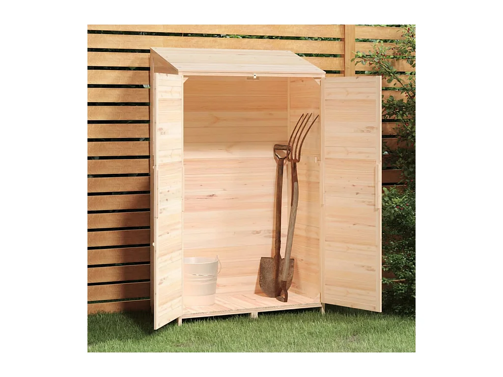 Bristol  Remise de jardin 102x52x174,5 cm Bois de sapin solide