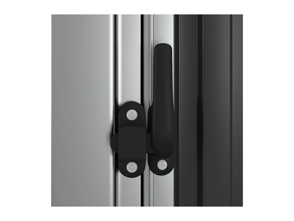 Perdir  Abri de jardin Anthracite 118,5x97x209,5 cm Acier galvanisé