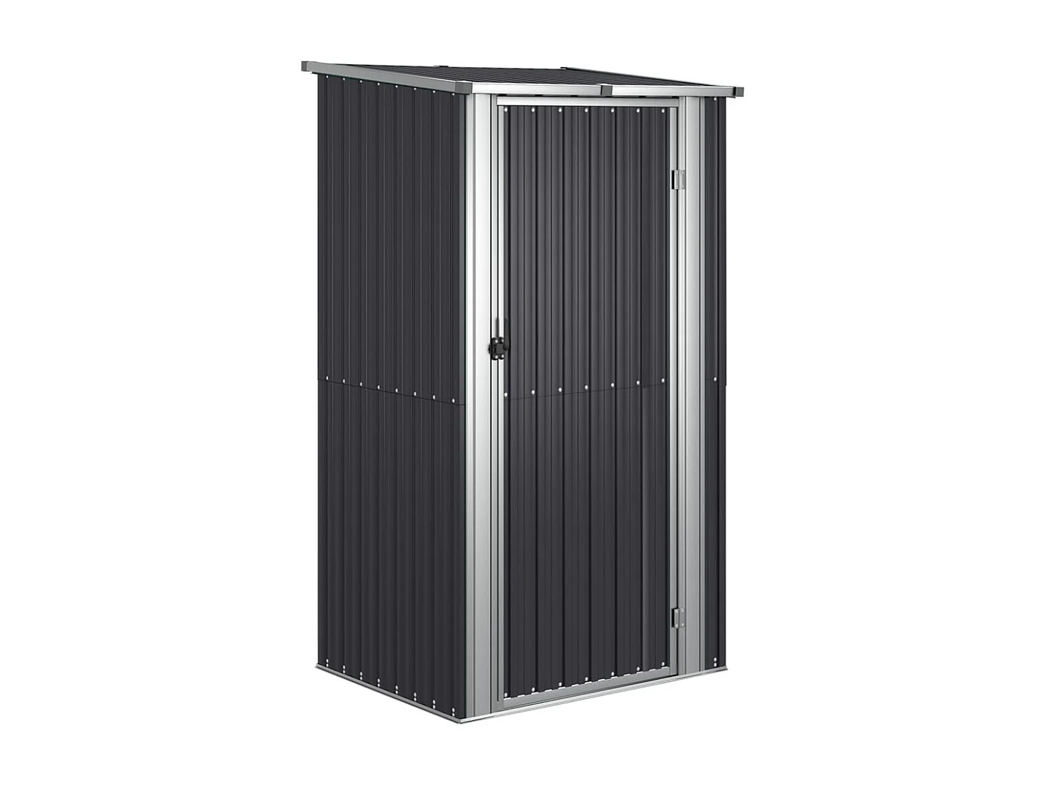 Perdir  Cobertizo jardín acero galvanizado antracita 118,5x97x209,5 cm