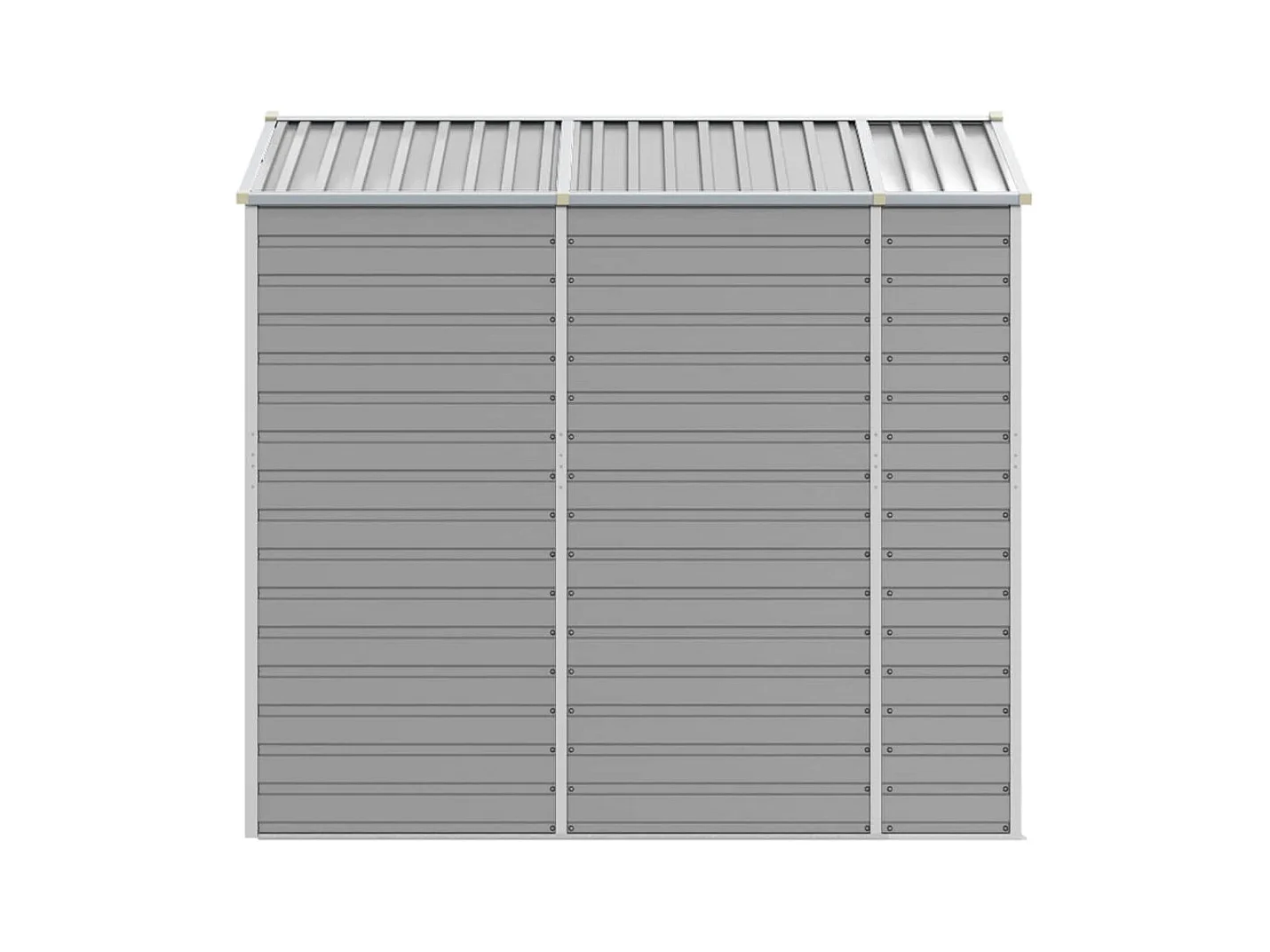 Tampa  Abri de jardin gris clair 191x215x198 cm acier galvanisé