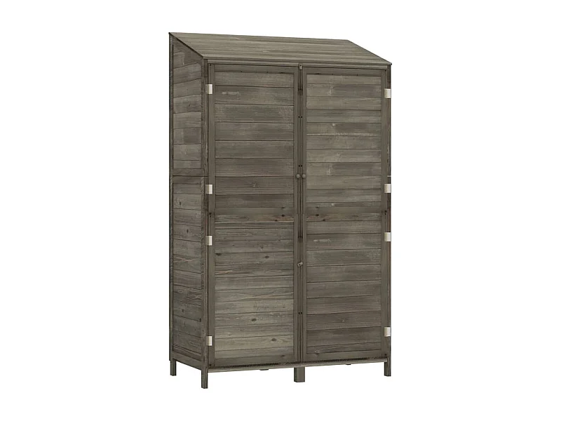 Bristol  Tuinschuur 102x52x174,5 cm massief vurenhout antracietkleurig