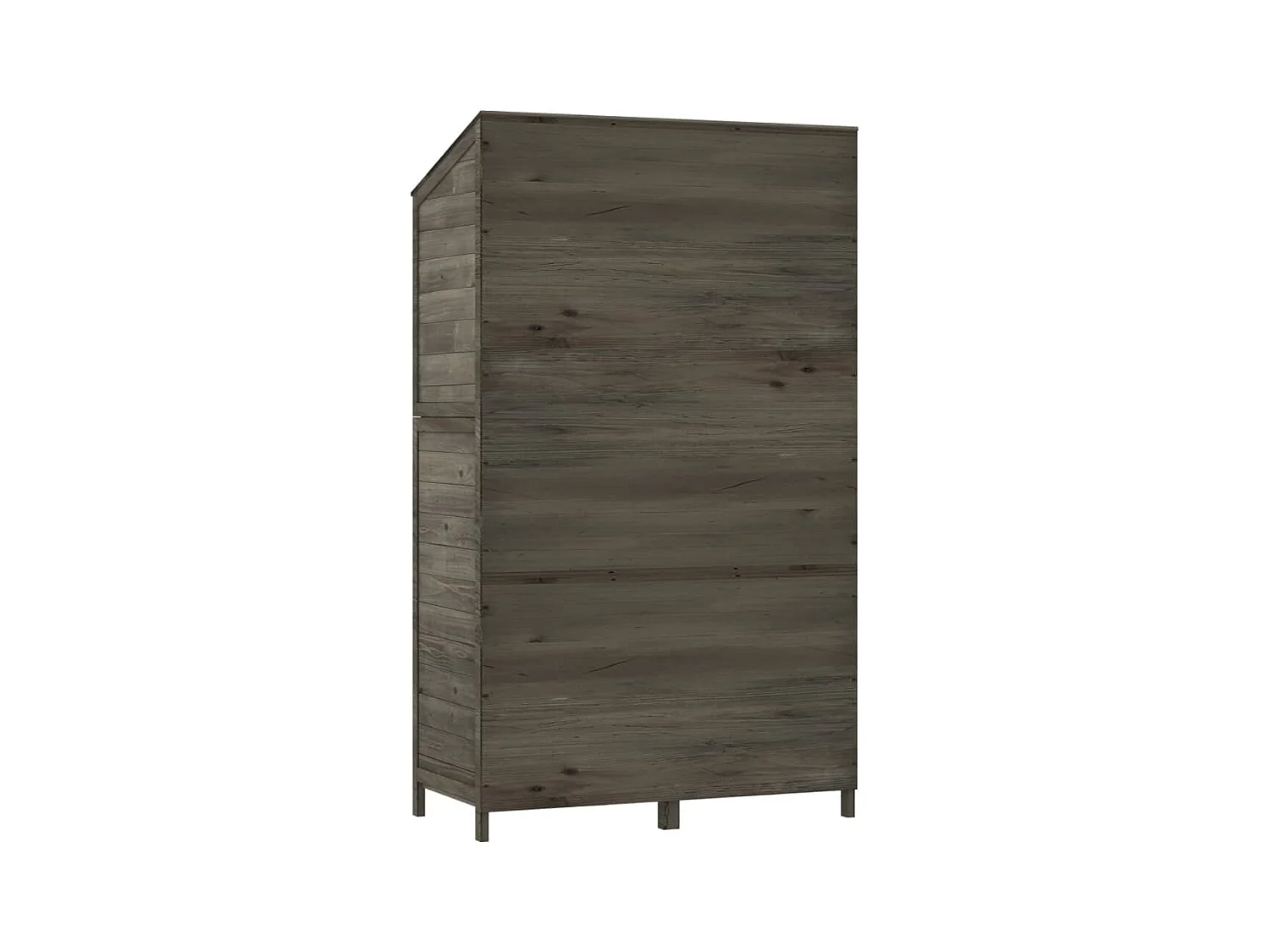 Bristol  Remise de jardin Anthracite 102x52x174,5cm Bois de sapin solide