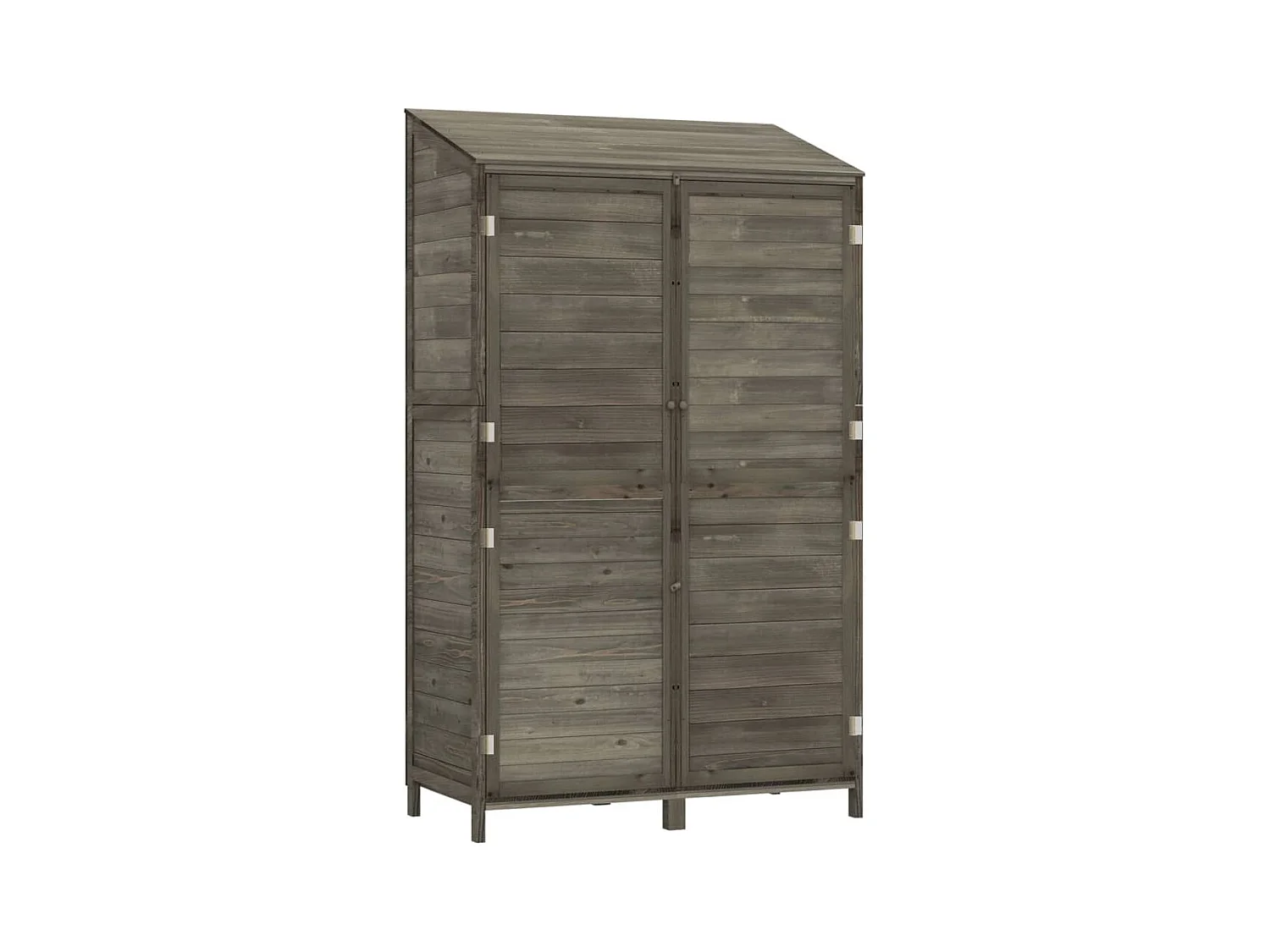 Bristol  Remise de jardin Anthracite 102x52x174,5cm Bois de sapin solide