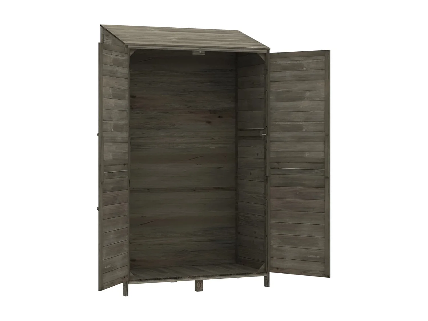 Bristol  Remise de jardin Anthracite 102x52x174,5cm Bois de sapin solide