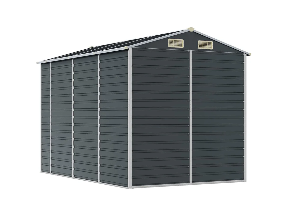 Tampa  Abri de jardin anthracite 191x300x198 cm acier galvanisé