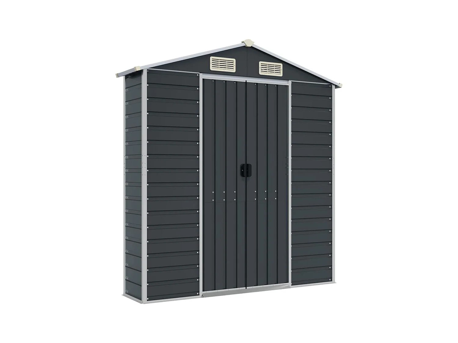 Tampa  Abri de jardin anthracite 191x300x198 cm acier galvanisé