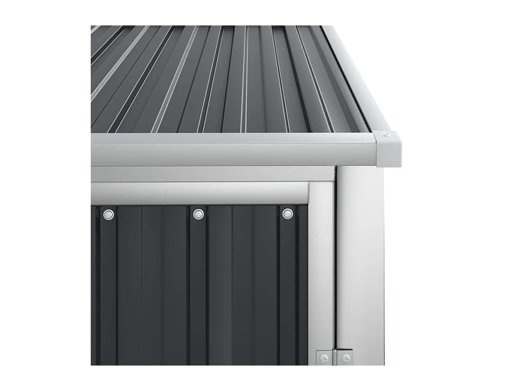 Nicole  Abri à outils de jardin anthracite 88x89x161 cm acier galvanisé