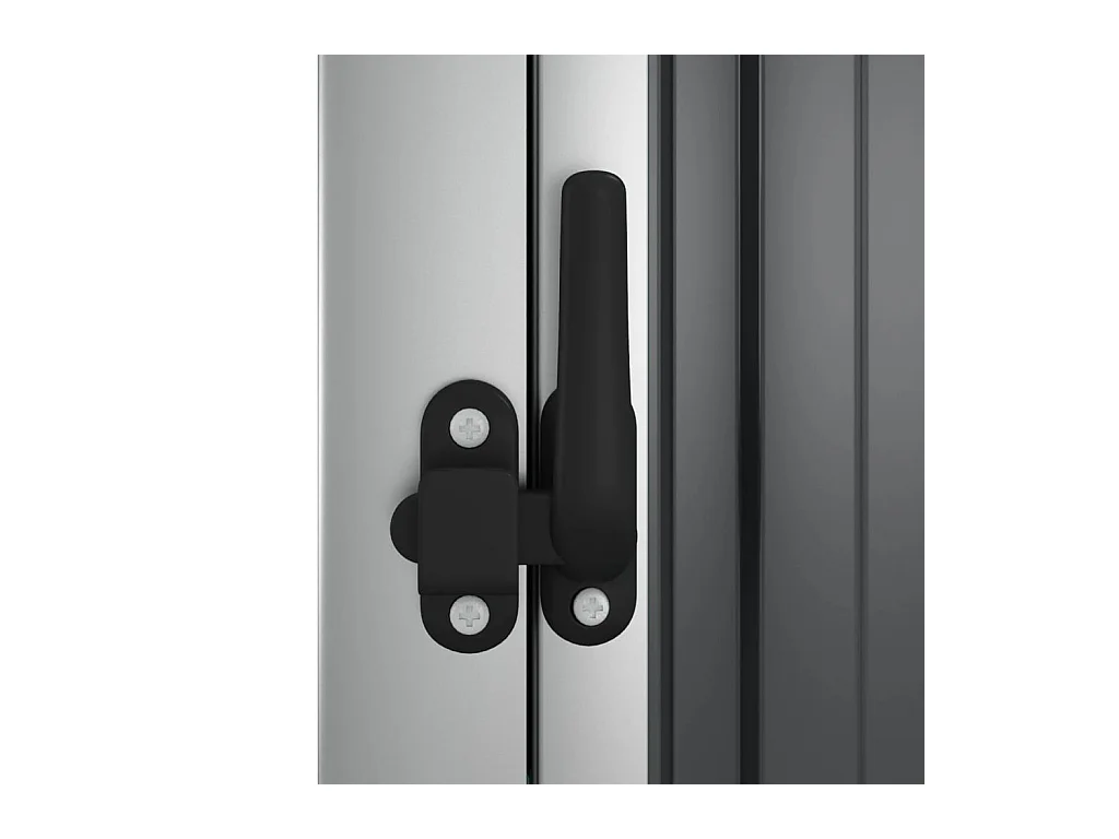 Nicole  Abri à outils de jardin anthracite 88x89x161 cm acier galvanisé