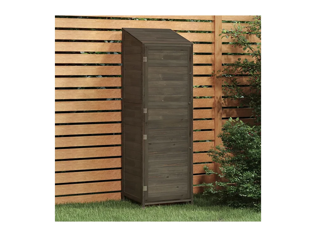 Bristol  Remise de jardin Anthracite 55x52x174,5 cm Bois de sapin solide